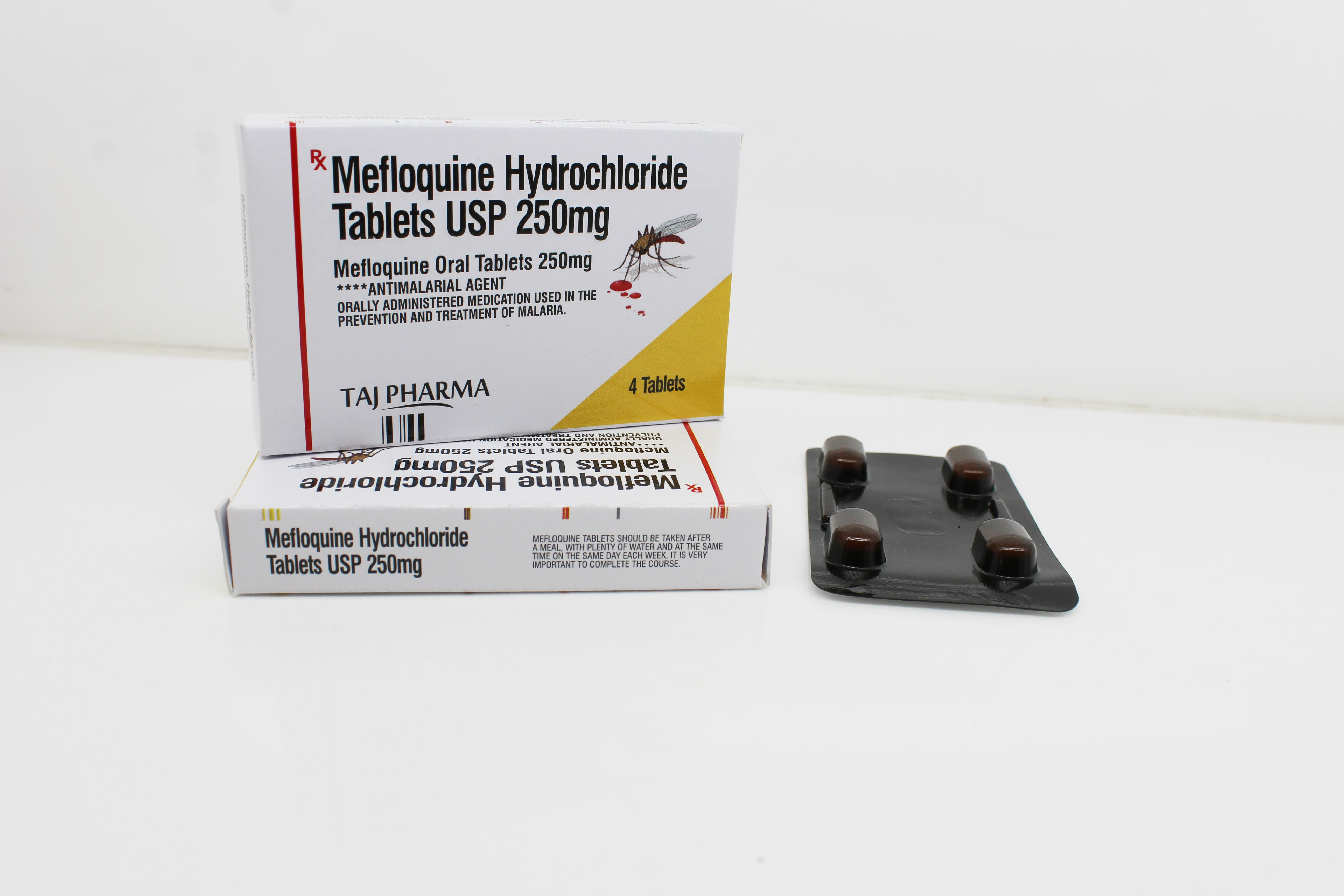 Mefloquine Hydrochloride Tablets 250mg Manufacturers India Suppliers - Top rated generic pharmaceutical manufacturers and suppliers in India by Taj Pharma